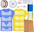 18Pcs Sublimation Accessories, Tshirt Ruler Guide Vinyl Alignment Tool by TIETOC