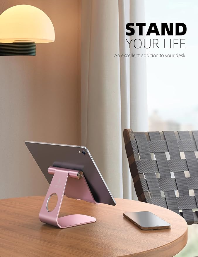 Lamicall Tablet Stand Adjustable, Tablet Stand : Desktop Stand Holder Gifts - Image 2