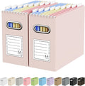 Oterri File Organizer Box, Portable Collapsible Cardboard File Folder Organizer by Oterri