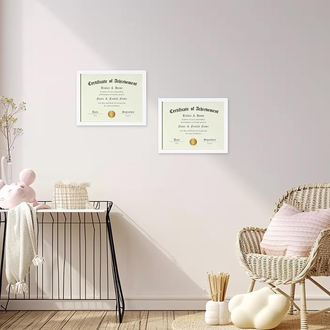 ELSKER&HOME 8.5x11 Picture Frame Certificate Document Frame 6Pack, Display - Image 2