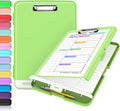 Sooez Clipboard with Storage, Clip Board 8.5 x 11 with Pen Holder, Plastic by Sooez
