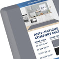 KitchenClouds Kitchen Mat Cushioned Anti Fatigue Rug 22"x72" Water Resistant by KitchenClouds