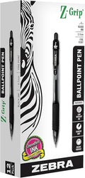 Zebra Pen Z-Grip Retractable Ballpoint Pen, Smooth-Flowing Ink, Fine Point by ZebraPen