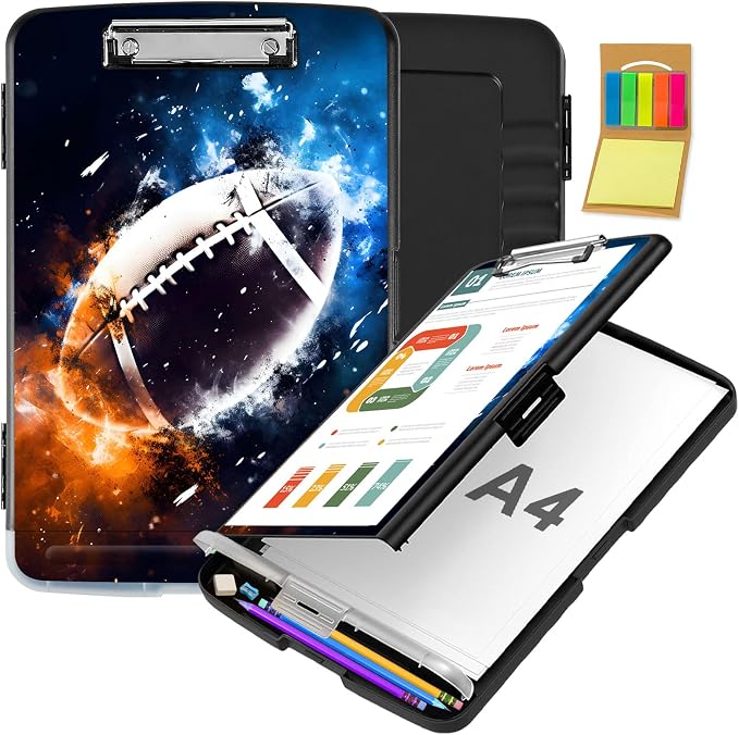 Clipboard with Storage, Office Supplies Nursing Clipboards Folder with Pen by CAPAUNVDA