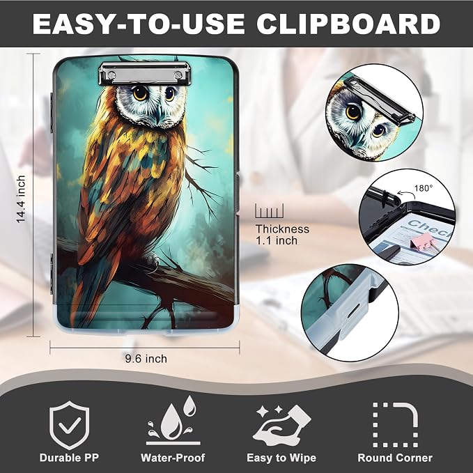 Heavy Duty Plastic Clipboard - Image 2