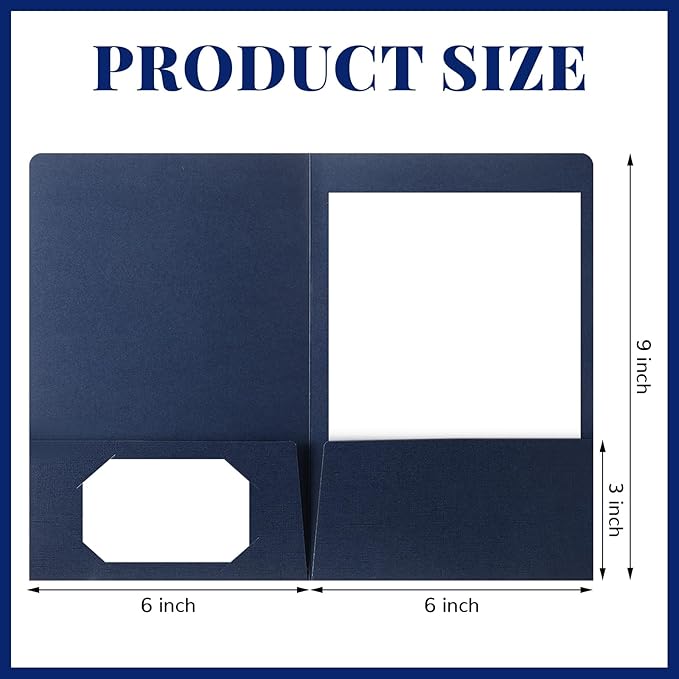 Affrolling 25 Pack 6 x 9 Inch Welcome Pocket Folders Church Visitor Welcome - Image 2