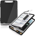 Clipboard with Storage and Pen Holder, Heavy Duty with Dual Compartment by ORGANIZEEASYWORKSTEADY