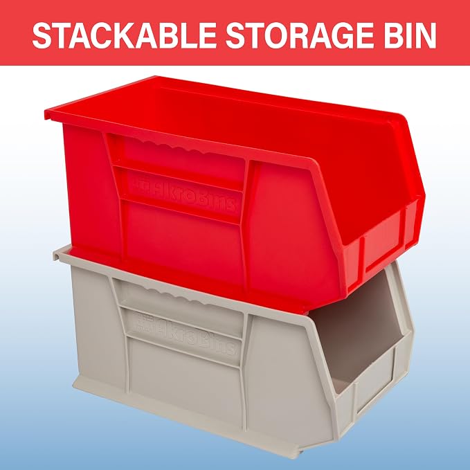 Akro-Mils 30240 AkroBins Plastic Storage Bins, Space-Saving Stackable Bins - Image 4