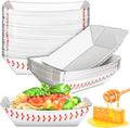 50 Pack 1 Lb Paper Food Boat Trays, Baseball Birthday Decorations Baseball by MotBach