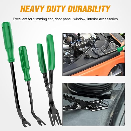GOOACC 238Pcs Trim Removal Tool, Auto Push Pin Bumper Retainer Clip Set - Image 3
