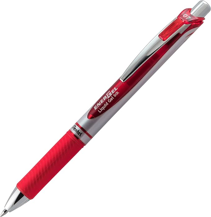 Pentel EnerGel RTX Retractable Liquid Gel Pen, Medium Line, Metal Tip - Image 2