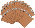 Clipboards, HERKKA 25 Pack Hardboard Office Clipboards Low Profile Clip by HERKKA