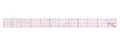 Westcott 8ths 12-Inch Beveled Transparent Ruler by Westcott