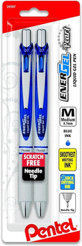 Pentel EnerGel Pearl Retractable Liquid Gel Pen, Needle Tip Medium Line by PentelofAmerica