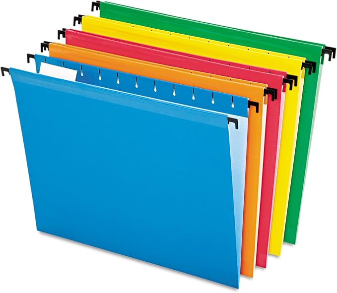 Pendaflex SureHook Reinforced Hanging Folders, Letter Size, 1/5 Cut - Image 2