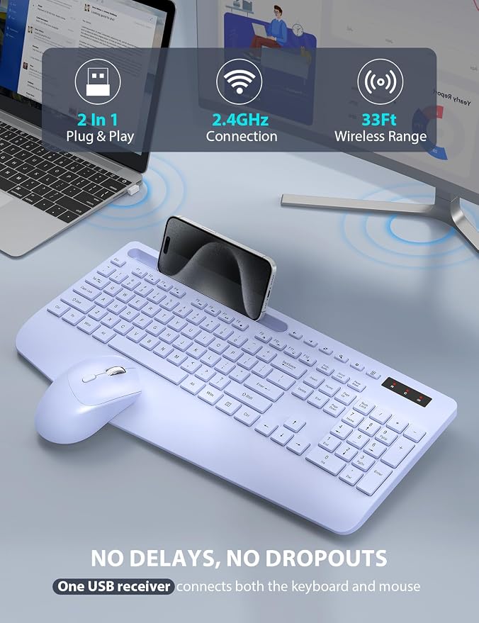 Wireless Keyboard and Mouse Combo - Image 4