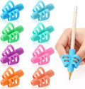 SANNIX 8 Pack Pencil Grips for Handwriting, Grip Posture Correction Training by SANNIX
