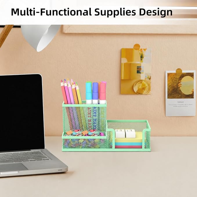 SUPEASY Pen Holder Desk Organizer, Office Supplies Pencil Holder - Image 6