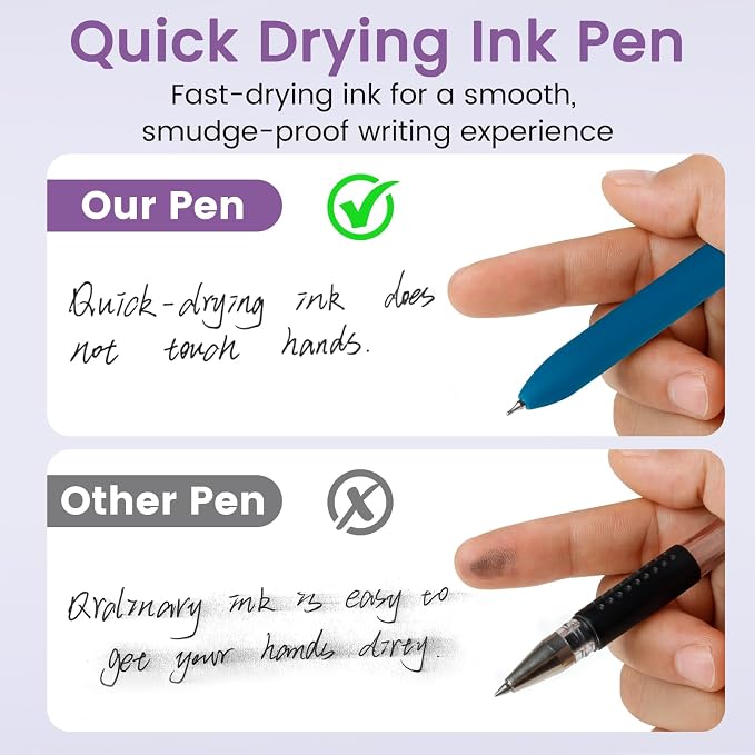 FIOVER Gel Pens, Smooth Writing Pens - Image 4