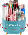 Desk Pencil Pen Holder, 5 Slots 360°Degree Rotating Organizers for, Desktop by EDENMS