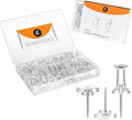 150 Pack Assorted Clear Push Pins by Luxurecourt by Luxurecourt