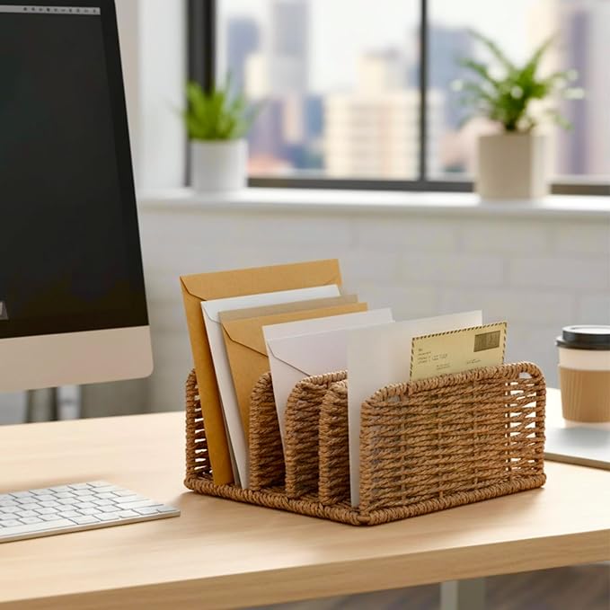 Desk Mail Organizer Large Capacity Mail Holder - Image 6