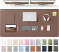 YSAGi Leather Desk Pad Protector, Office Desk Mat, Large Mouse Pad, Non-Slip PU by YSAGi