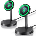 Magnetic Wireless Charger iPhone, 2 Pack 15W Fast Mag-Safe Charger Stand by Xiauodo