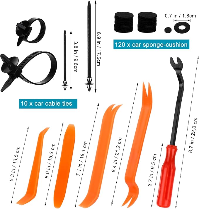 1365Pcs Car Push Retainer Clips Body Clips Plastic Fasteners Kit Fender Rivet - Image 3