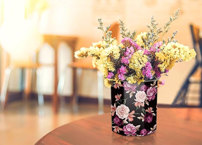 Pen Holder, Pencil Holder for Desk Floral Pattern Pencil Cup for Girls Kids - Image 7