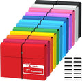 Ansook Plastic File Jackets, Expandable File Folders Letter Size by Ansook
