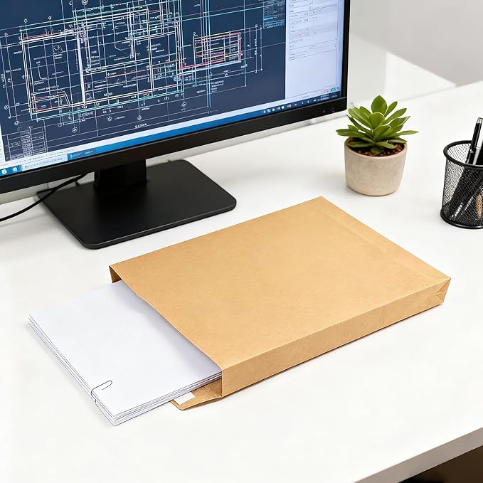 Large Expandable Envelopes, 25 Pack 9.3x 13" Big Mailing Envelopes | Self Seal - Image 2