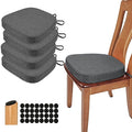 BUYUE Thickened 2.5" Dining Chair Cushions Set of 4, U-Shape High Density Foam by BUYUE