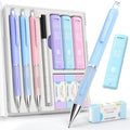 Four Candies Cute Pastel Mechanical Pencil Set, 3 Pack | 360 Lead Refills by FourCandies