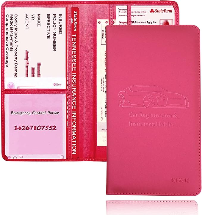 Car Registration and Insurance Card Holder by HIIXHC