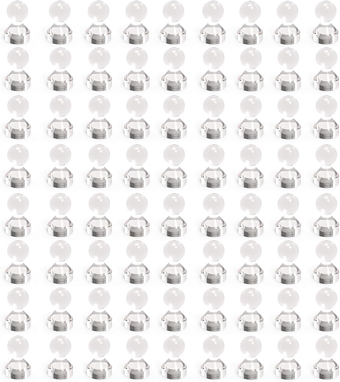 Ant Mag Magnetic Push Pins, 72 Pack Strong Whiteboard Magnets by AntMag