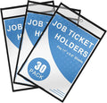Heavy Duty Sheet Protectors 8.5 x 11 Job Ticket Holders, 30 Pack Dry Erase by Viehatta