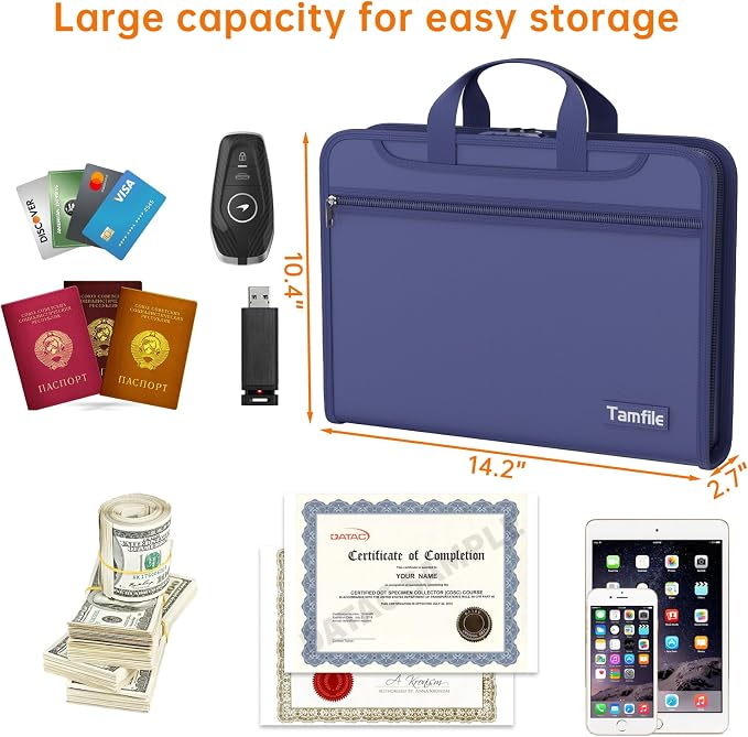 Fireproof Accordion File Organizer - Image 5