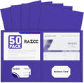 Two Pocket Folders, RAZCC 50 Pack 2 Pocket Folders Fit Letter Size Paper by RAZCC
