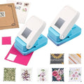 BAOFALI 2Pcs/Set 1X0.8inch Rectangular Postage Stamp Punch, Scalloped Rectangle by BAOFALI