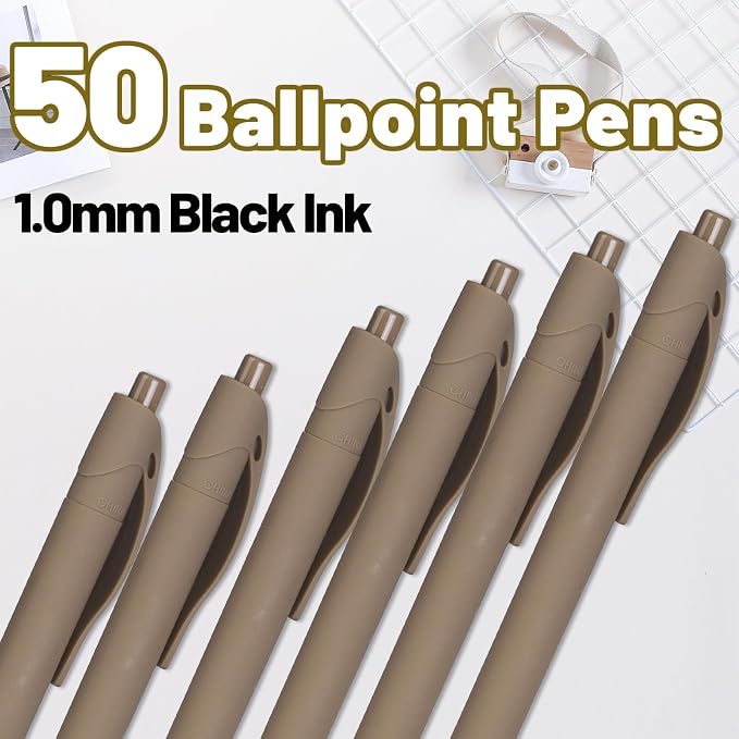 BallPoint Pens, 50 Pack, Bulk Pens, Click Pens - Image 2