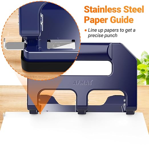 AFMAT Heavy Duty 3 Hole Punch, 3 Hole Puncher - Image 5