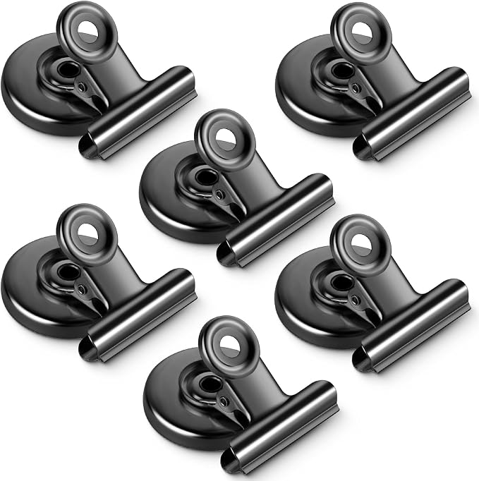 Grtard 6 Pack Magnetic Clips Heavy Duty, Magnet Clips by Grtard