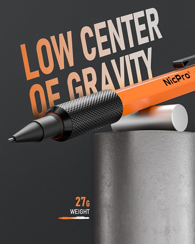 Nicpro 3 PCS 1.3 mm Orange Mechanical Pencils Set - Image 2