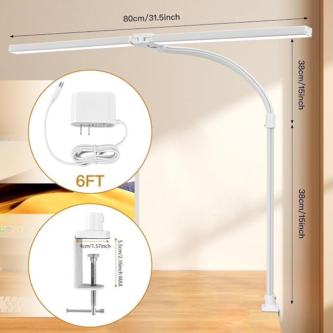 LED Desk Lamp for Office Dorm Home - Image 4