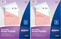 Avery Binder Pockets, 8.5" x 11", 5 Slash Jackets by Avery