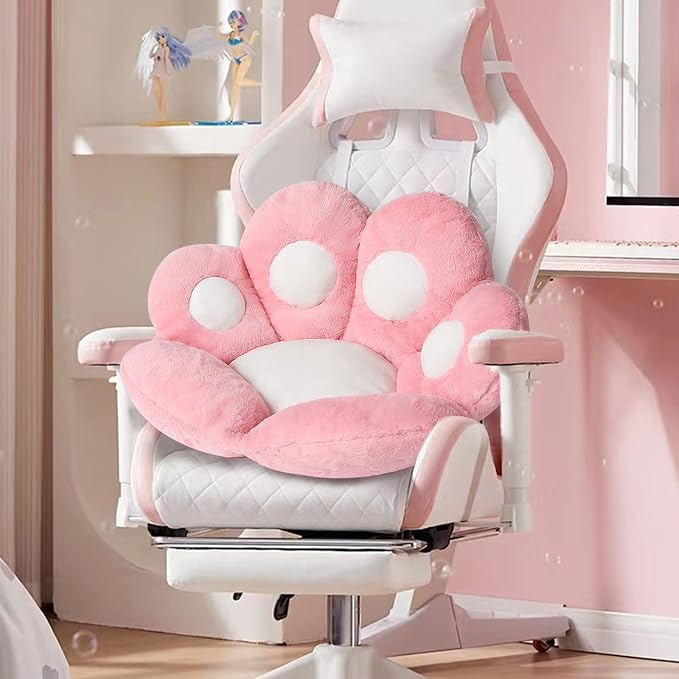 Ditucu Cat Paw Cushion Kawaii Chair Cushions 31.4 x 27.5 inch Cute Stuff Seat - Image 8