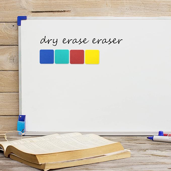 Dry Erase Eraser, 24 Pack Magnetic Whiteboard Erasers, Small Dry Erase Board - Image 7