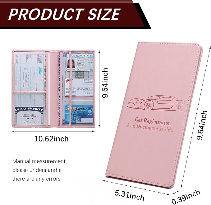 Car Registration and Insurance Card Holder - Image 7