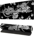 Dragon Gaming Mouse Pad Black Large Mouse Pad by Siski
